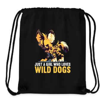 Wildhunde Wildhund - Stanley/Stella recycelter Gym Bag - Schwarz - Vorne