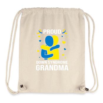 Down Syndrome Grandma Grandmother - Stanley/Stella Recycled Gym Bag - natural - Front