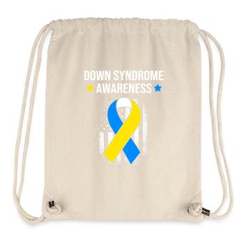 Down syndrome - Stanley/Stella Recycled Gym Bag - natural - Front