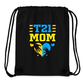 Down syndrome - Stanley/Stella Recycled Gym Bag - black - Front