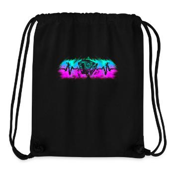 Ziehharmonika-Spieler Harmonica-Musiker - Stanley/Stella recycelter Gym Bag - Schwarz - Vorne