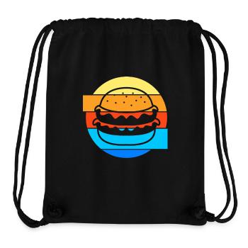 Cheeseburger Burger - Stanley/Stella recycelter Gym Bag - Schwarz - Vorne