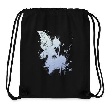 Fairy Grunge Dark Fairycore Aesthetic Pixiecore - Stanley/Stella Recycled Gym Bag - black - Front