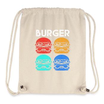 Cheeseburger - Stanley/Stella recycelter Gym Bag - Naturweiß - Vorne