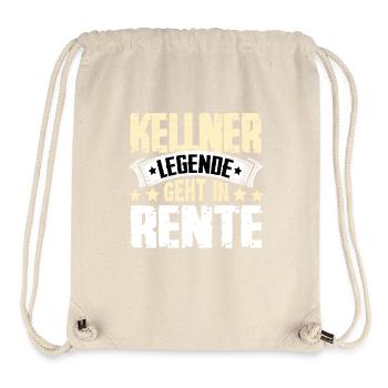 Waiter legend retires - Stanley/Stella Recycled Gym Bag - natural - Front