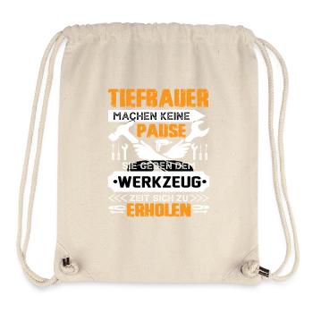 Civil engineers don't take a break - Stanley/Stella Recycled Gym Bag - natural - Front