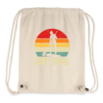 Sup Girl Sunset Paddle - Stanley/Stella Recycled Gym Bag - natural - Front