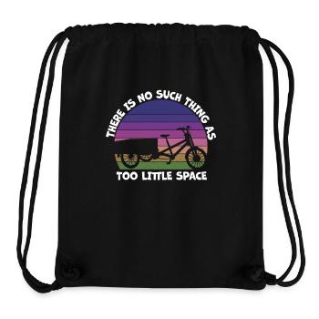 Zu Wenig Platz Cargo-fahrrad Cargobike - Stanley/Stella recycelter Gym Bag - Schwarz - Vorne