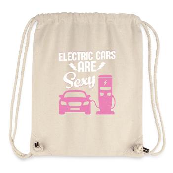 Electric Cars Are Sexy EV Driver Electric Vehicle - Stanley/Stella Recycled Gym Bag - natural - Front
