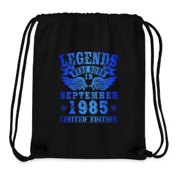 Legends were born in September 1985 Birthday - Stanley/Stella Recycled Gym Bag - black - Front