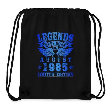 Legends were born in August 1985 Birthday - Stanley/Stella Recycled Gym Bag - black - Front