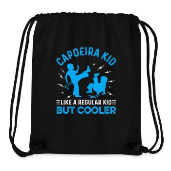 Capoeira like a regular kid but cooler - Stanley/Stella Recycled Gym Bag - black - Front