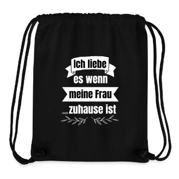 Ich liebe - lustiger Spruch für Männer - Macho - Stanley/Stella recycelter Gym Bag - Schwarz - Vorne