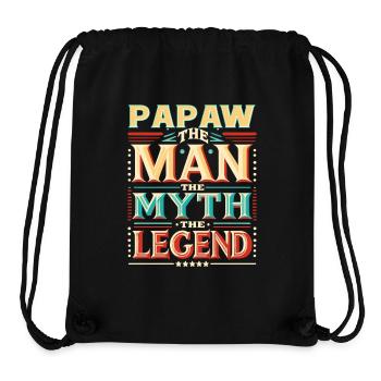Papa Opa Vater Geschenkidee Papaw Spruch Humor - Stanley/Stella recycelter Gym Bag - Schwarz - Vorne
