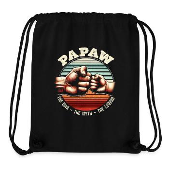 Papa Opa Vater Geschenkidee Papaw Spruch Humor - Stanley/Stella recycelter Gym Bag - Schwarz - Vorne