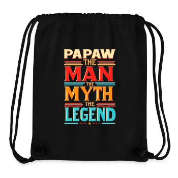 Papa Vater Opa Geschenkidee Papaw Spruch Humor - Stanley/Stella recycelter Gym Bag - Schwarz - Vorne