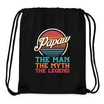 Papa Vater Opa Geschenkidee Papaw Spruch Humor - Stanley/Stella recycelter Gym Bag - Schwarz - Vorne
