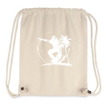 Skateboarding Zeichnung - Stanley/Stella recycelter Gym Bag - Naturweiß - Vorne