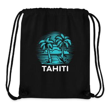 Tahiti, French Polynesia - Stanley/Stella Recycled Gym Bag - black - Front
