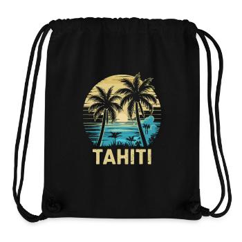 Tahiti Französisch-Polynesien - Stanley/Stella recycelter Gym Bag - Schwarz - Vorne