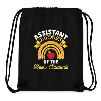 Directeur adjoint - Sac à cordon recyclé Stanley/Stella - noir - Devant