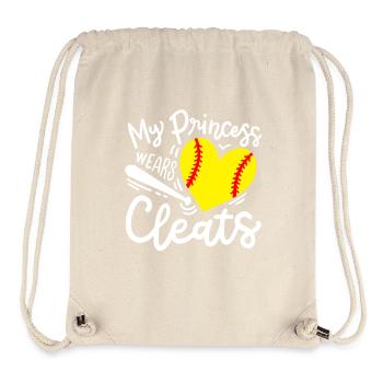 Softball Mama Papa - Stanley/Stella recycelter Gym Bag - Naturweiß - Vorne