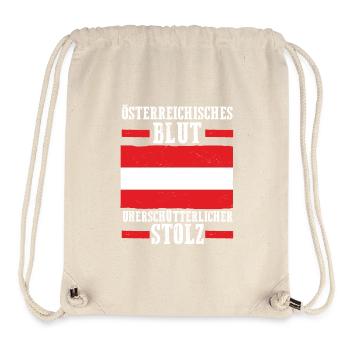 Autrichiens Autriche - Sac à cordon recyclé Stanley/Stella - blanc naturel - Devant
