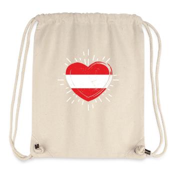 Autrichiens Autriche - Sac à cordon recyclé Stanley/Stella - blanc naturel - Devant
