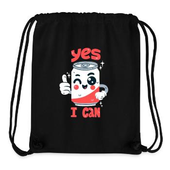 Can pun - Stanley/Stella Recycled Gym Bag - black - Front