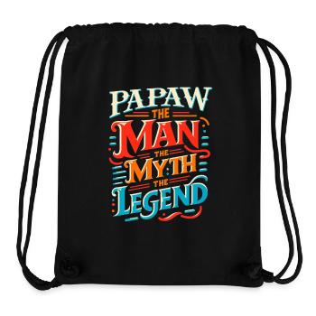 Papa Vater Opa Geschenkidee Papaw Spruch Humor - Stanley/Stella recycelter Gym Bag - Schwarz - Vorne