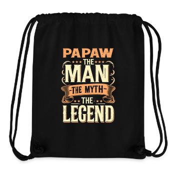 Papa Vater Opa Geschenkidee Papaw Spruch Humor - Stanley/Stella recycelter Gym Bag - Schwarz - Vorne