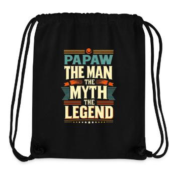 Papa Vater Opa Geschenkidee Papaw Spruch Humor - Stanley/Stella recycelter Gym Bag - Schwarz - Vorne