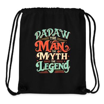 Dad Father Grandpa Gift Idea Papaw Saying Humor - Stanley/Stella Recycled Gym Bag - black - Front
