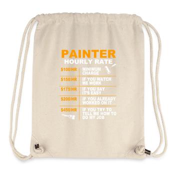Maler - Stanley/Stella recycelter Gym Bag - Naturweiß - Vorne