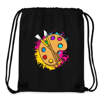 Maler - Stanley/Stella recycelter Gym Bag - Schwarz - Vorne