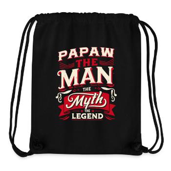 Papa Vater Opa Geschenkidee Papaw Spruch Humor - Stanley/Stella recycelter Gym Bag - Schwarz - Vorne