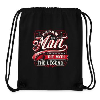 Papa Vater Opa Geschenkidee Papaw Spruch Humor - Stanley/Stella recycelter Gym Bag - Schwarz - Vorne
