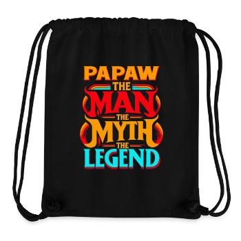 Papa Vater Opa Geschenkidee Papaw Spruch Humor - Stanley/Stella recycelter Gym Bag - Schwarz - Vorne