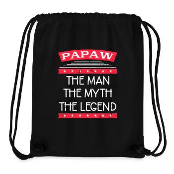 Papa Vater Opa Geschenkidee Papaw Spruch Humor - Stanley/Stella recycelter Gym Bag - Schwarz - Vorne