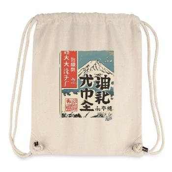 Japanese postcard from Mount Fuji - Stanley/Stella Recycled Gym Bag - natural - Front