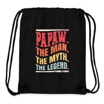 Papa Vater Opa Geschenkidee Papaw Spruch Humor - Stanley/Stella recycelter Gym Bag - Schwarz - Vorne