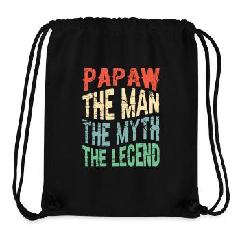 Papa Vater Opa Geschenkidee Papaw Spruch Humor - Stanley/Stella recycelter Gym Bag - Schwarz - Vorne