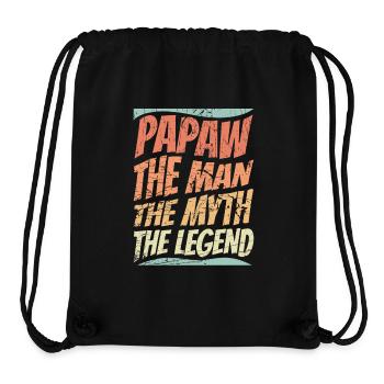Papa Vater Opa Geschenkidee Papaw Spruch Humor - Stanley/Stella recycelter Gym Bag - Schwarz - Vorne