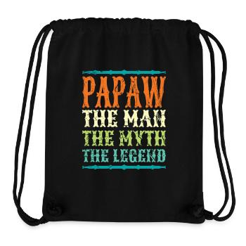 Papa Vater Opa Geschenkidee Papaw Spruch Humor - Stanley/Stella recycelter Gym Bag - Schwarz - Vorne