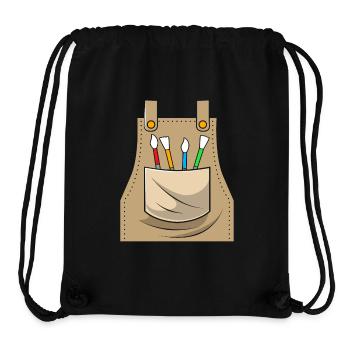 Maler - Stanley/Stella recycelter Gym Bag - Schwarz - Vorne
