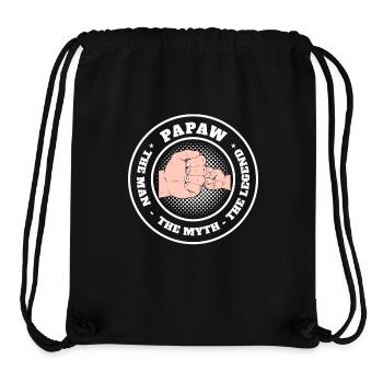Papa Vater Opa Geschenkidee Papaw Spruch Humor - Stanley/Stella recycelter Gym Bag - Schwarz - Vorne