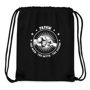 Dad Father Grandpa Gift Idea Papaw Saying Humor - Stanley/Stella Recycled Gym Bag - black - Front