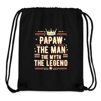 Papa Vater Opa Geschenkidee Papaw Spruch Humor - Stanley/Stella recycelter Gym Bag - Schwarz - Vorne