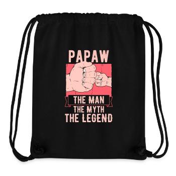 Papa Vater Opa Geschenkidee Papaw Spruch Humor - Stanley/Stella recycelter Gym Bag - Schwarz - Vorne