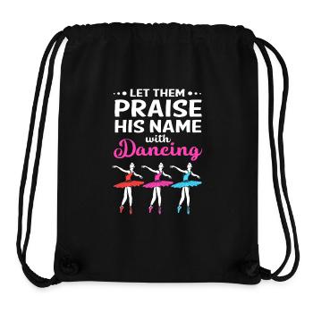 Ballett Ballett-Tänzerin - Stanley/Stella recycelter Gym Bag - Schwarz - Vorne